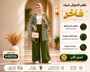 طقم كاجوال شيك فاخر