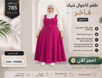 طقم كاجوال شيك